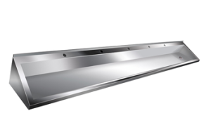 MF-19 (2400 мм) Раковина-желоб коллективная Public Steel