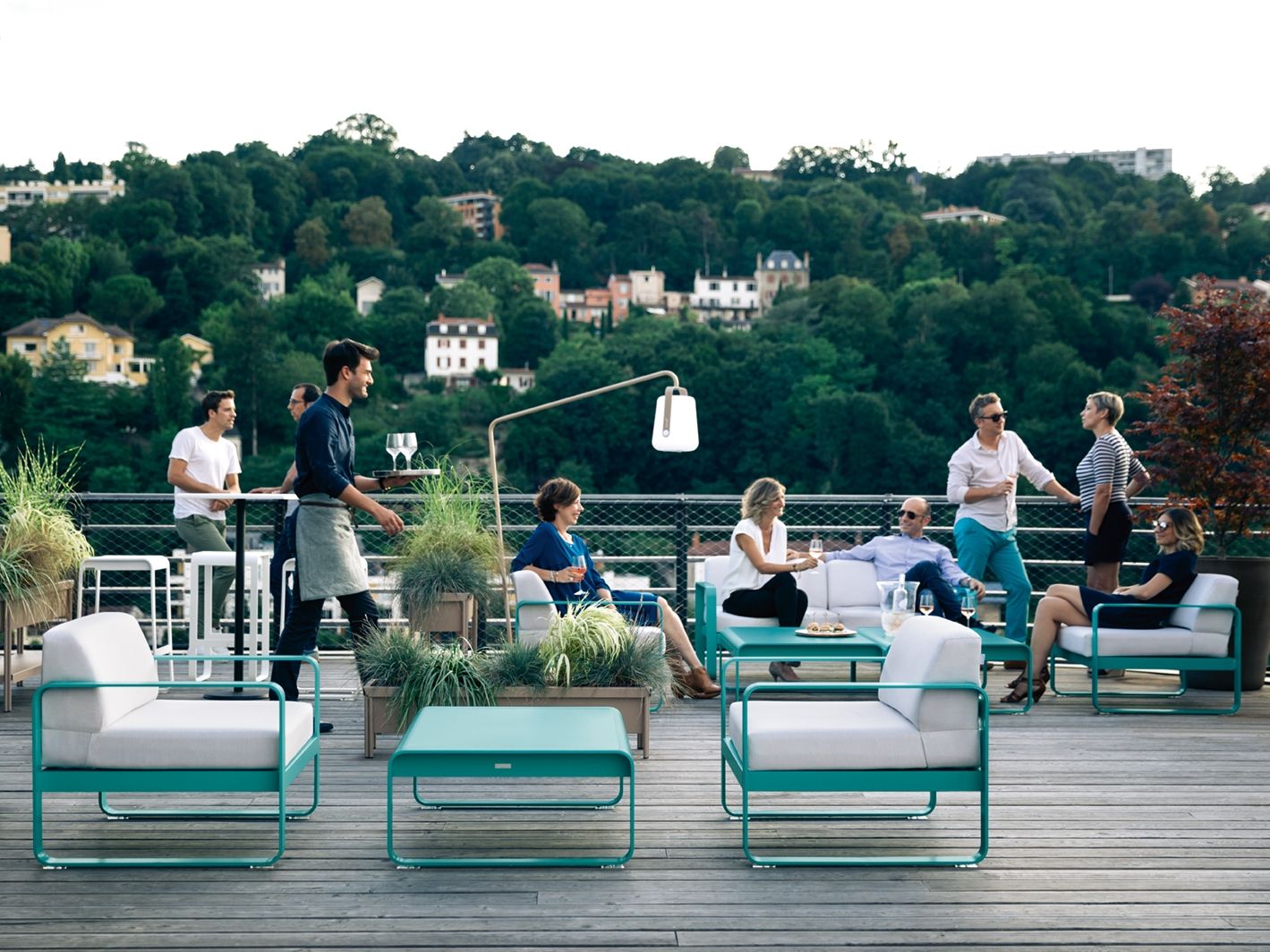 Садовое кресло с подлокотниками Fermob Bellevie ARCH-00098285 - Вид №11