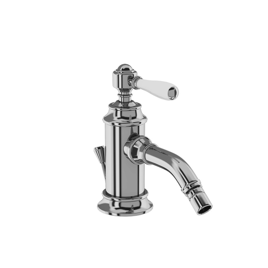 Burlington Arcade Смеситель для биде, однорычажный, Arcade, со сливным клапаном Хром с хромированным рычагом ABBL13C  - Вид №6
