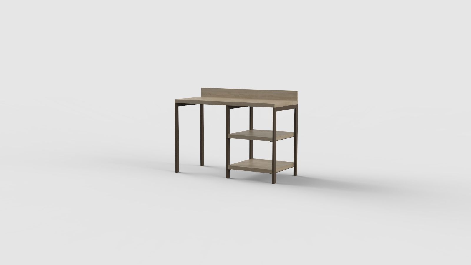 Прямоугольный стол с полками для контракта Mobilspazio ARCH-00076414 - Вид №44