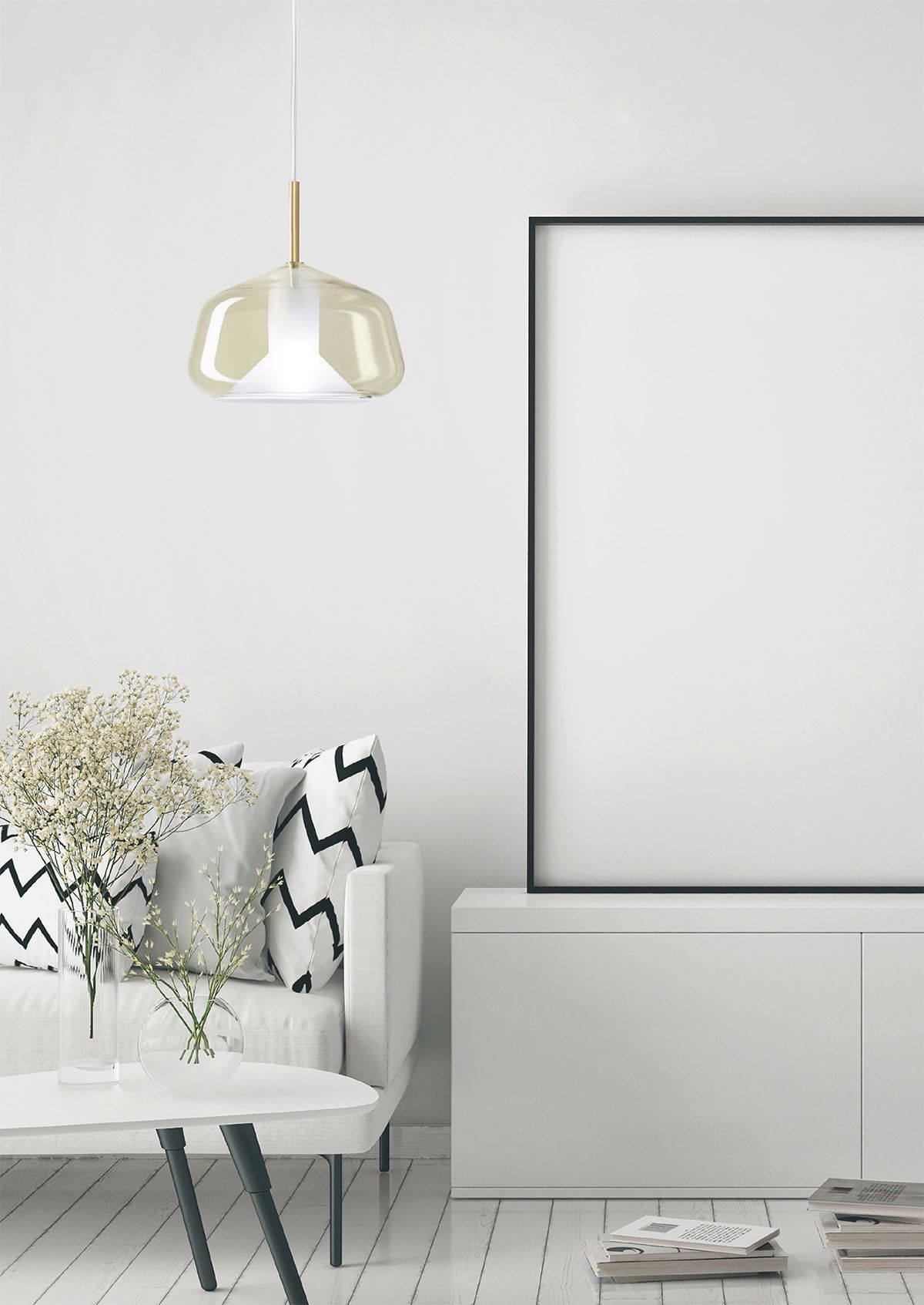 Подвесной светильник из боросиликатного стекла Miloox ARCH-00128961 - Вид №8