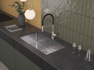 Раковина из нержавеющей стали с одной чашей