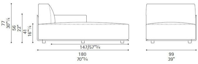 Poltrona Frau Модульный секционный диван La collezione - divani e poltrone sun-id-1411513 - Вид №24