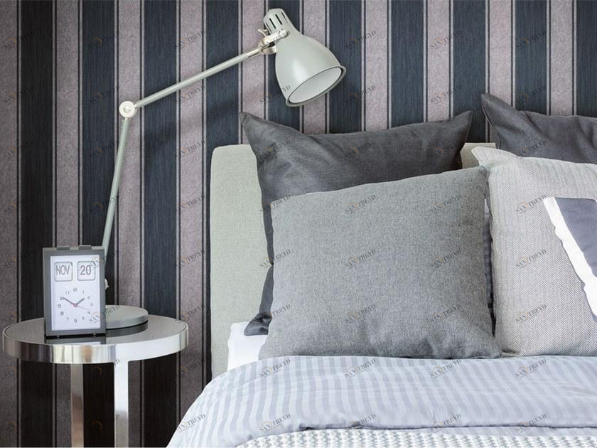 NANNI GIANCARLO & C. Полосатые обои пвх Carte da parati 47104