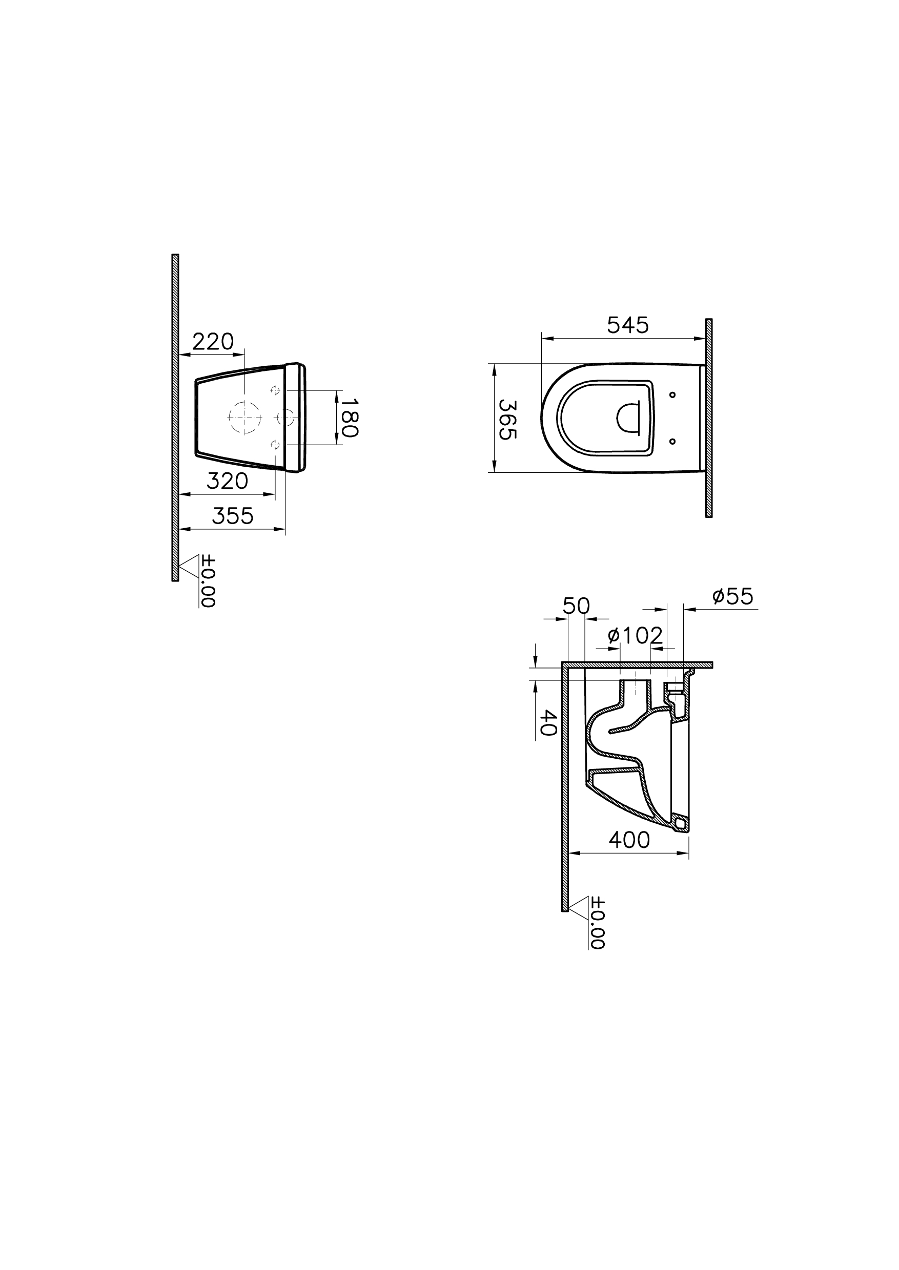 5618L003-0075 Биде Vitraglobal S50  - Вид №1