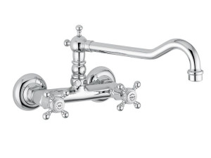 Хром латунь настенный кухонный кран