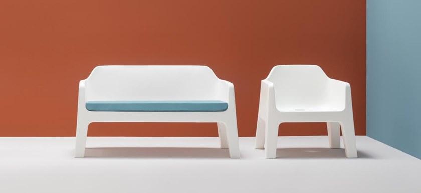 Pedrali Садовый диван из полиэтилена Plus 636 - Вид №4