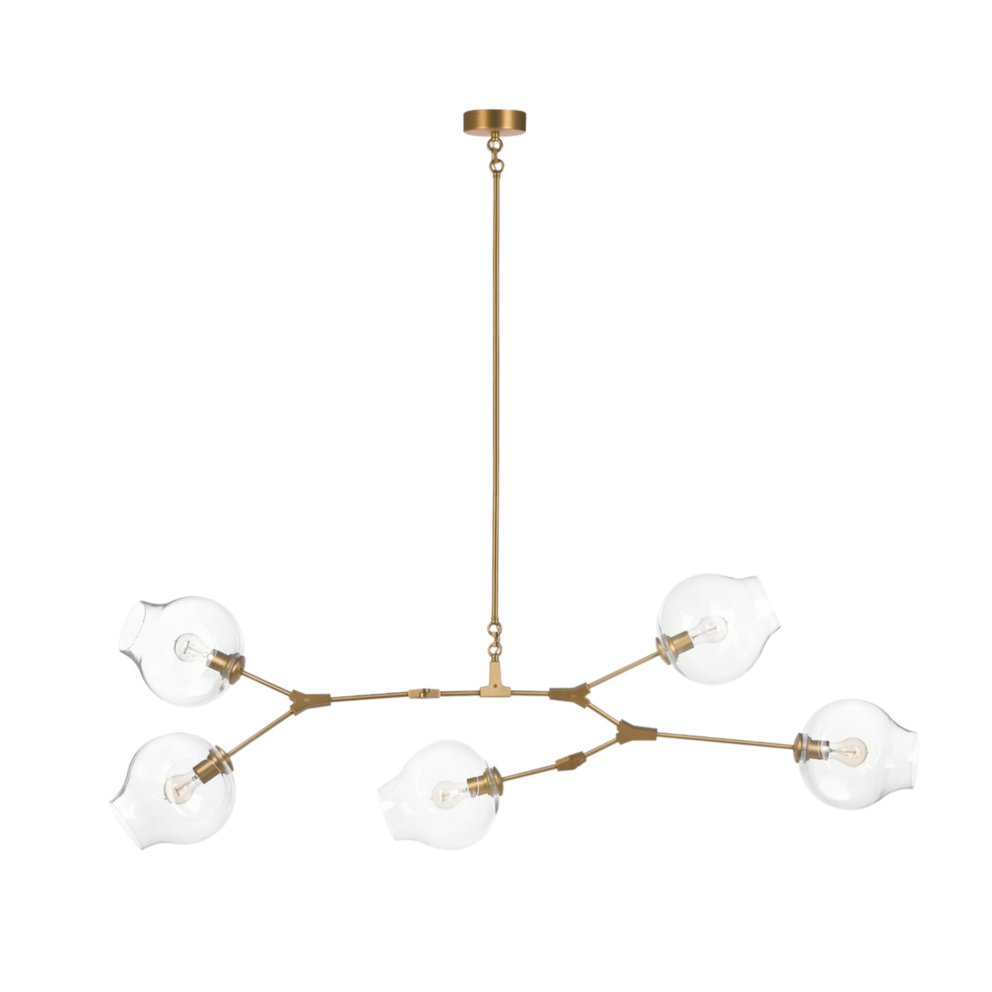 2000983194923 Подвесной светильник 5 ламп высота 90 ELECTRORETRO Branching Bubbles Summer 