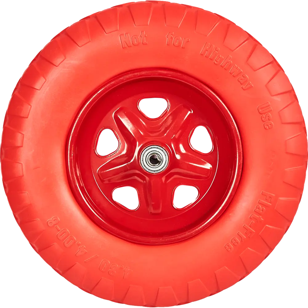 Колесо для тачки PU 400/309/509/709 390 мм цвет красный Santreyd STLM-2018320