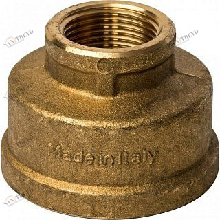Муфта переходная ВВ 1 1/2х3/4" латунь STOUT SFT0005011234