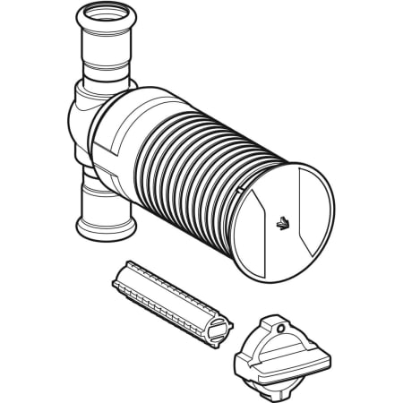 94914 Шаровой кран для скрытого монтажа Geberit Mapress Geberit  - Вид №1