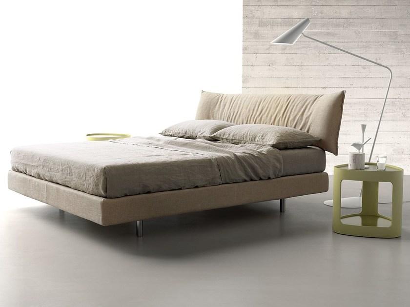 Caccaro Двуспальная кровать из ткани с мягким изголовьем Letti tessili sun-id-1494971 - Вид №5