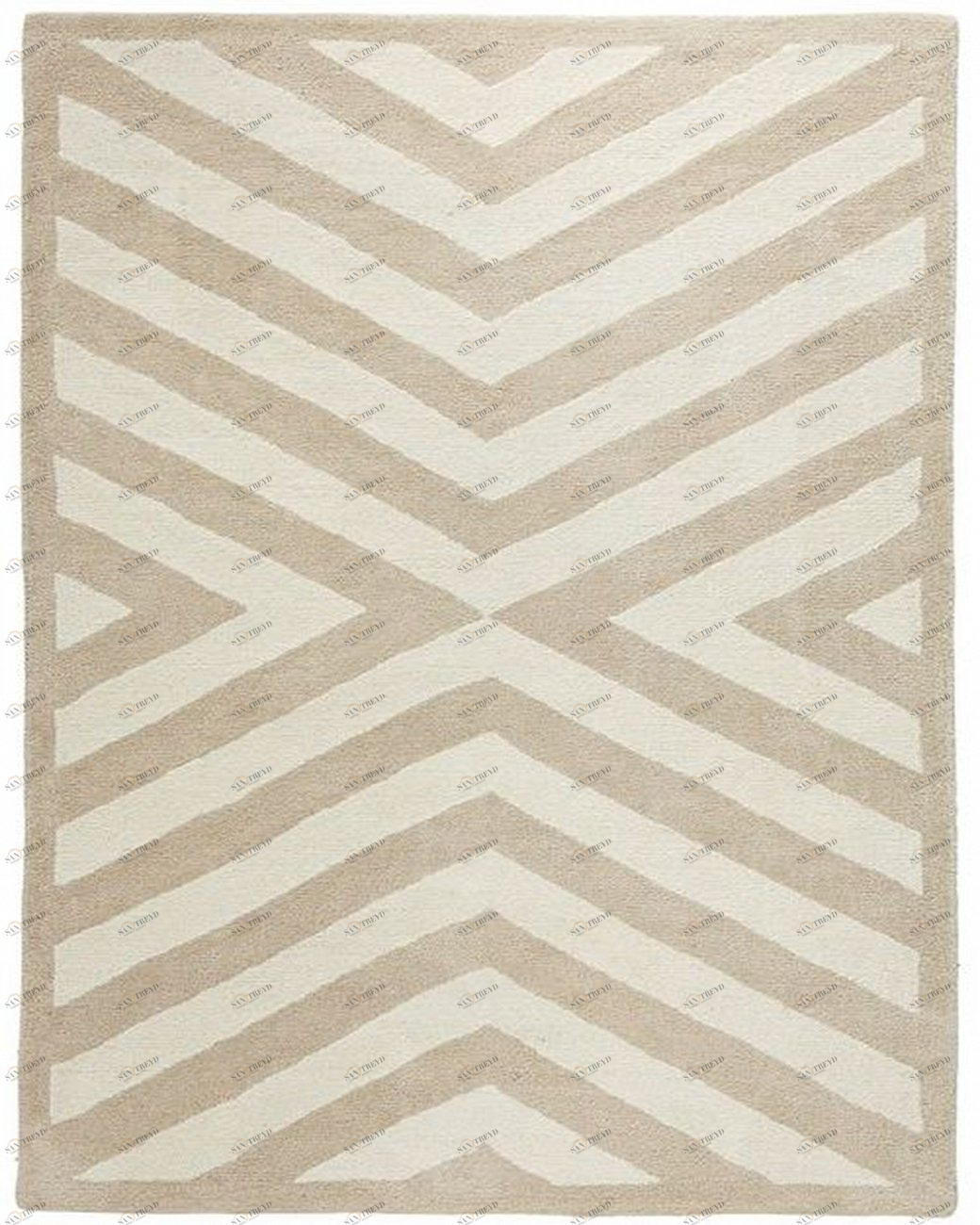 Ковер Crost Cream 160х200 DOLLY CAPRETS ДИЗАЙНЕРСКИЕ 119815 Кремовый;бежевый 