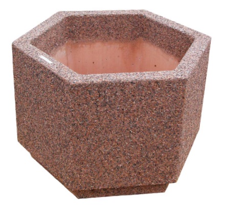 11391 ДОМИНИК, вазон бетонный цветочный LAB.Space 