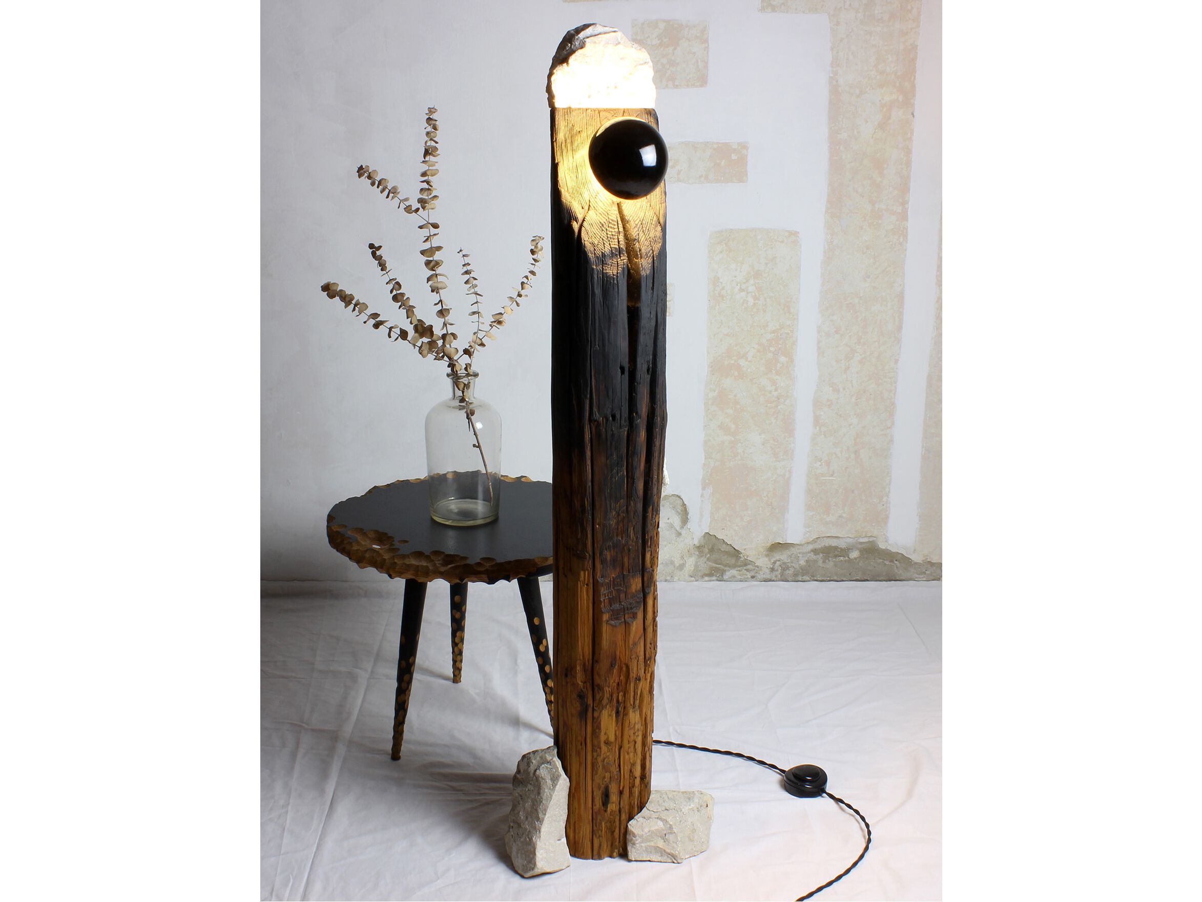 Светодиодный торшер из сосны LO Contemporary TOTEM ARCH-00078031