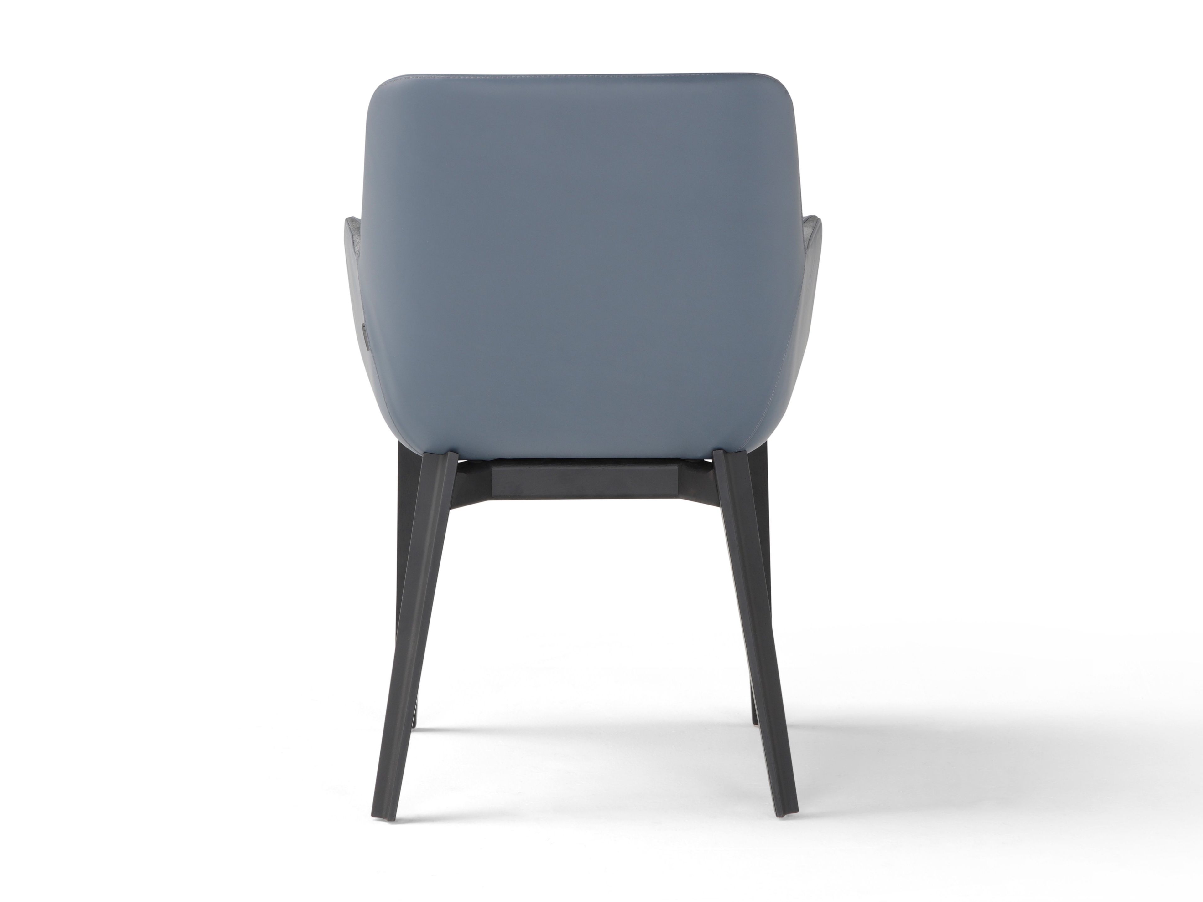 Кожаный мягкий стул с подлокотниками Amura Panis ARCH-00018313 - Вид №2