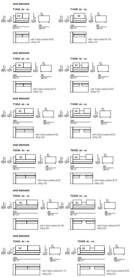 Molteni & C. 3-местный тканевый диван-кровать Reversi sun-id-1412938 - Вид №7
