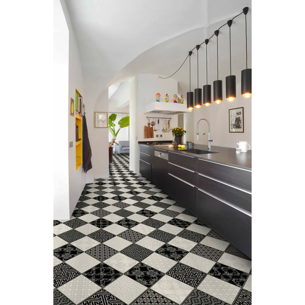 Santreyd Линолеум «Стронг плюс шах 4» с шахматным рисунком 82312399 STLM-0892078 - Вид №6