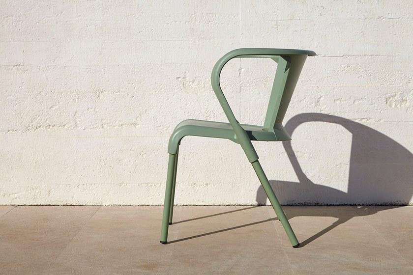 Adico Штабелируемый садовый стул из полипропилена с подлокотниками sun-id-1350231 - Вид №2