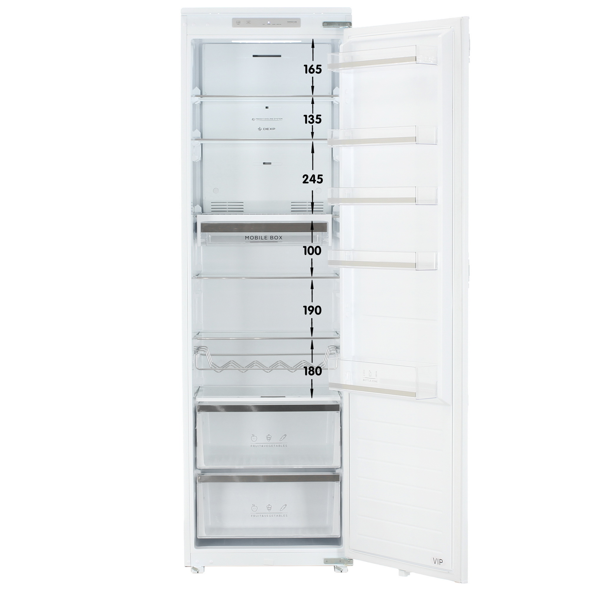9263050 Встраиваемый холодильник без морозильника  DEXP BIS4-31AMA STDN-0028185 - Вид №2