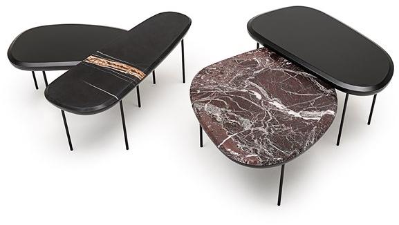 Living Divani Низкий мраморный журнальный столик Pebble sun-id-1347188 - Вид №3