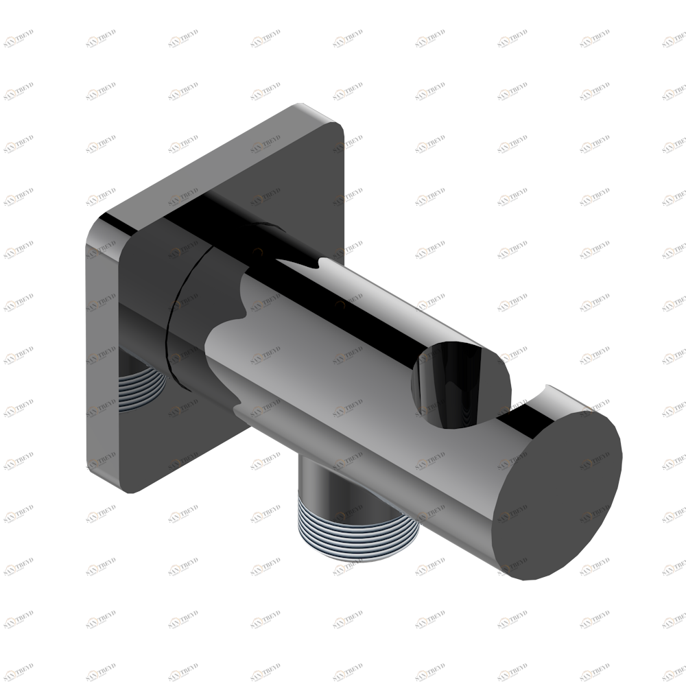 A6N-53L Вывод встраиваемый в стену с крючком Thg-paris Profil c чёрным ониксом Покрытие PVD бронза A6N-53L CAT.F