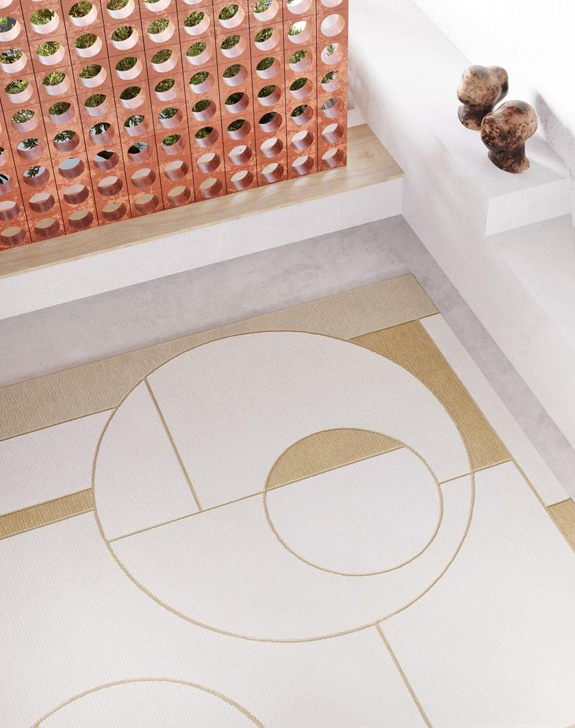 Tapis Rouge Прямоугольный коврик ручной работы из шерсти и шелка Abstraction Tr1750 - Вид №1