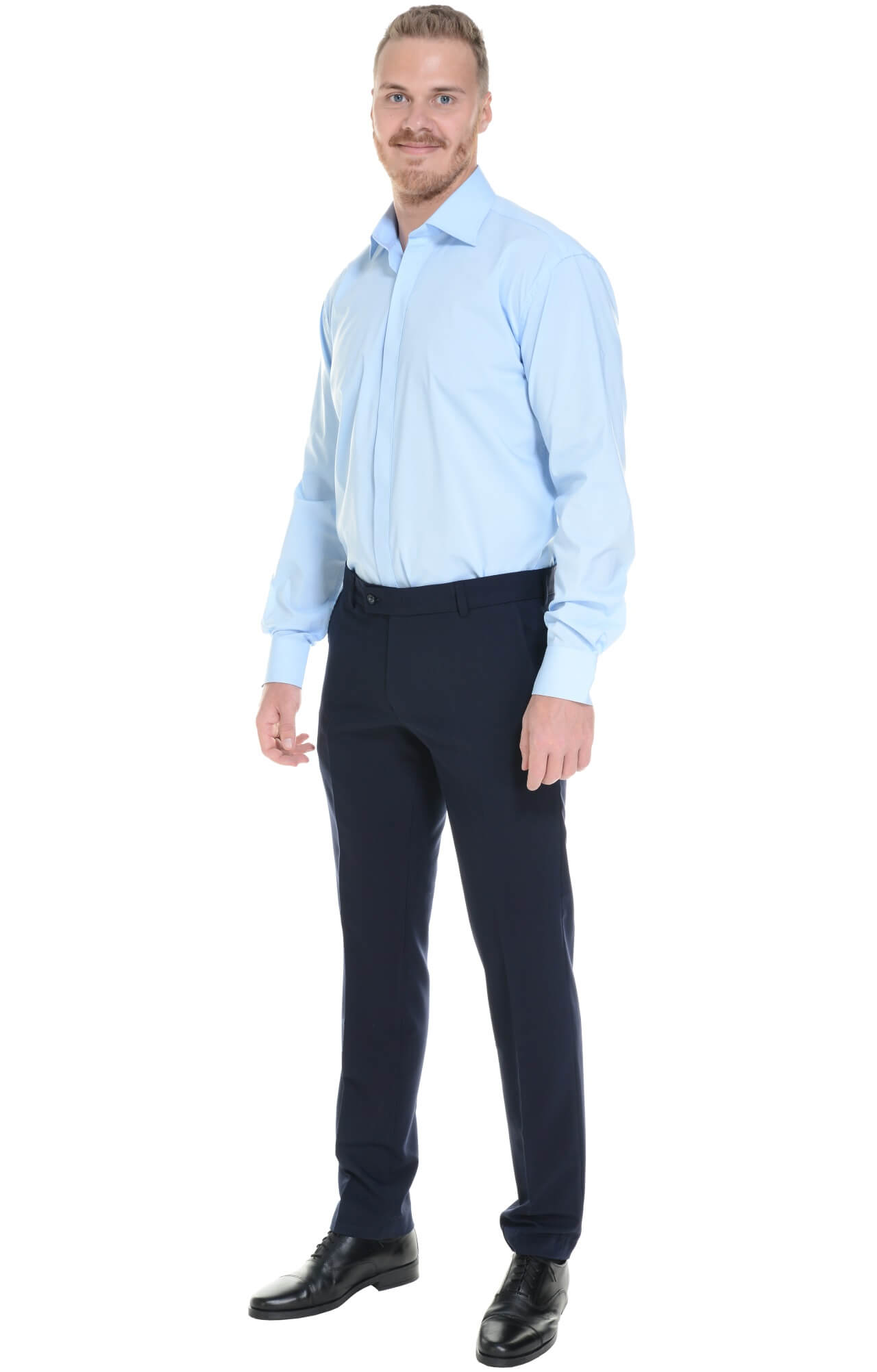 61898 Брюки  мужские dark blue El-Risto  Одежда для официантов  размер 48/188  - Вид №4