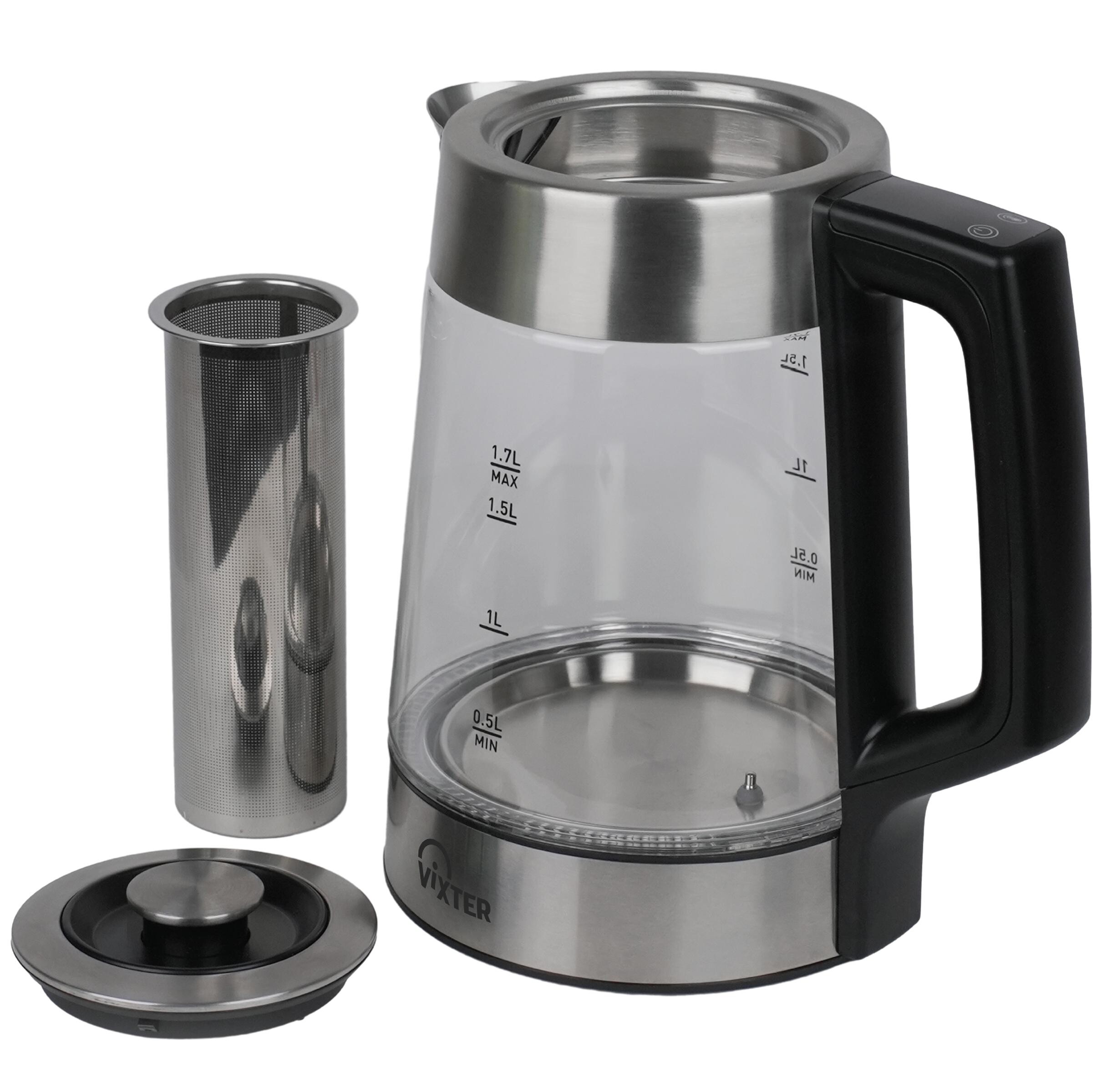 9050914 Электрочайник Vixter KTP-1245 серебристый STDN-0107773 - Вид №2