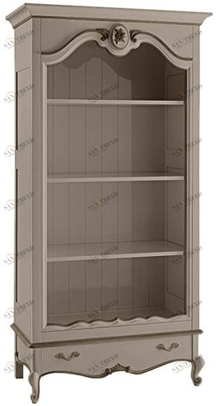 Jetclass Открытый лакированный книжный шкаф Glamour Jgl212