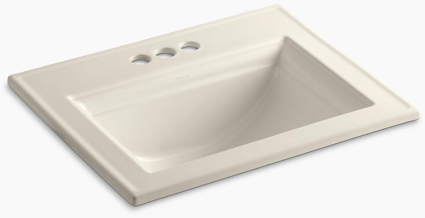 K-2337-4-47 Накладная раковина на столешницу  прямоугольная Kohler 