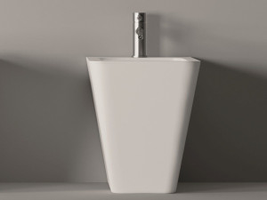 Напольное керамическое биде с переливом