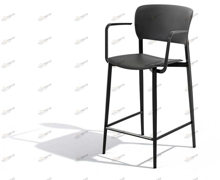 Desalto Табурет высокий полипропиленовый с подлокотниками Ply 728