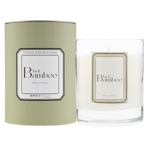 VV040WBHFA Свеча ароматическая sublime, Черный бамбук, 40 ч Ambientair