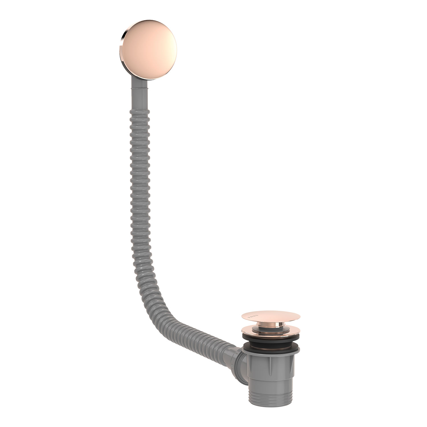 Сливной клапан Click-clack с переливом для ванны-03453420OP TRES Drain