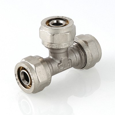 VTm.331.N.262020 Фитинг обжимной – тройник Valtec 26 х 20 х 20 мм  - Вид №7