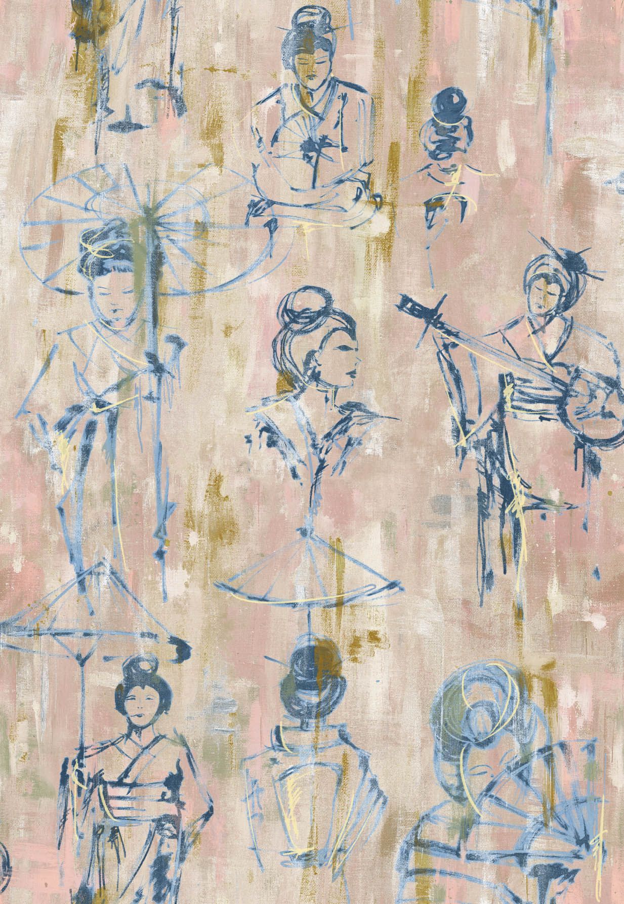 Обои из растительных волокон Jannelli&Volpi СП 451 Юмико ARCH-00127377 - Вид №2