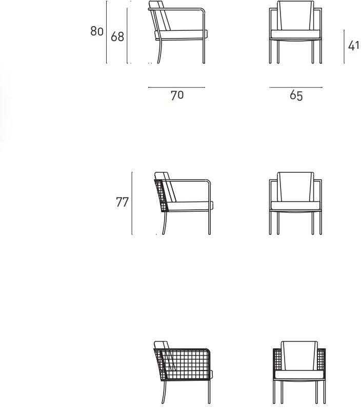 Living Divani Кресло с подлокотниками Café CAFÈ sun-id-1373572 - Вид №5