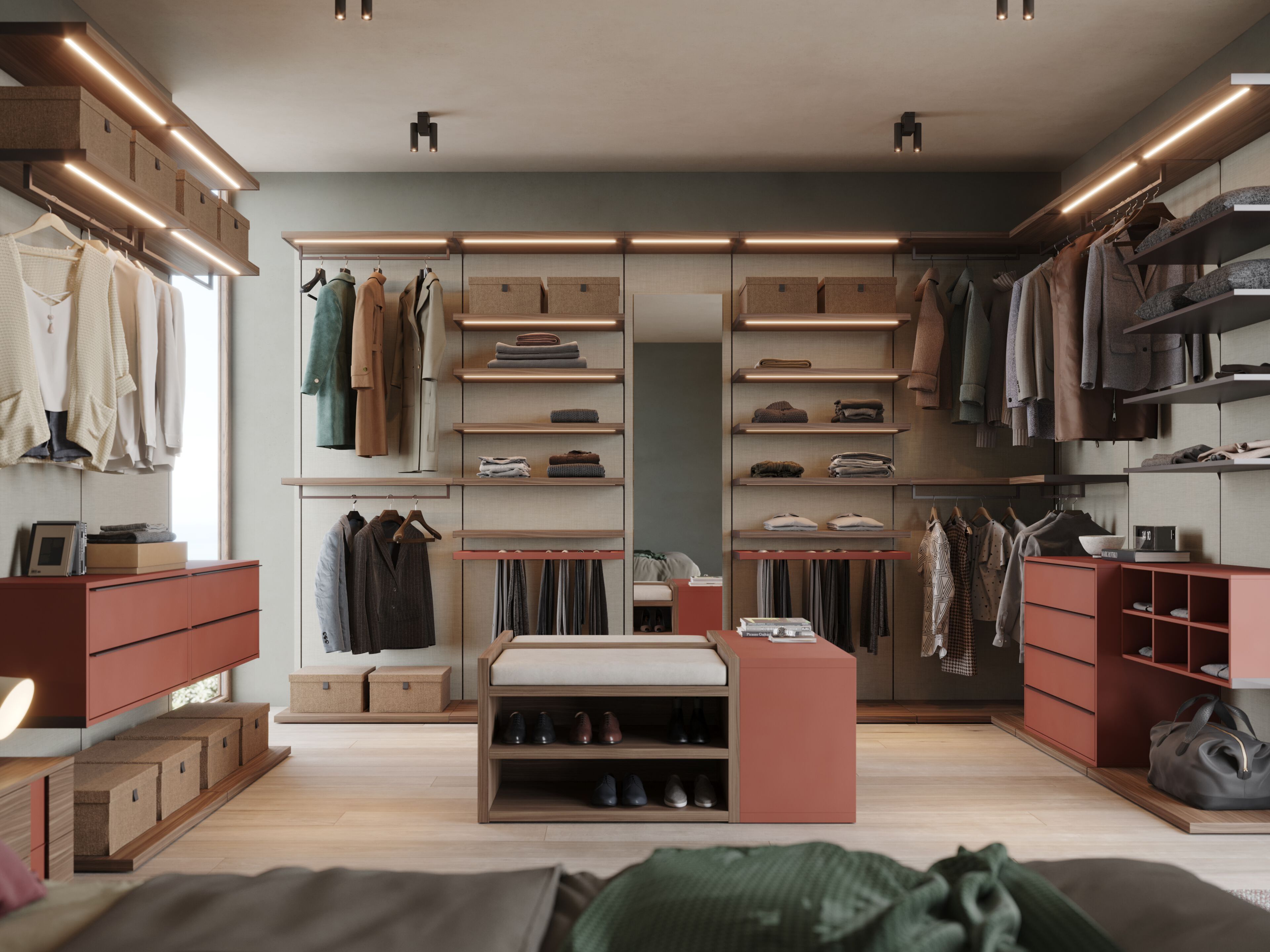 Гардеробная обшивка Giessegi богини красоты ARCH-00118961