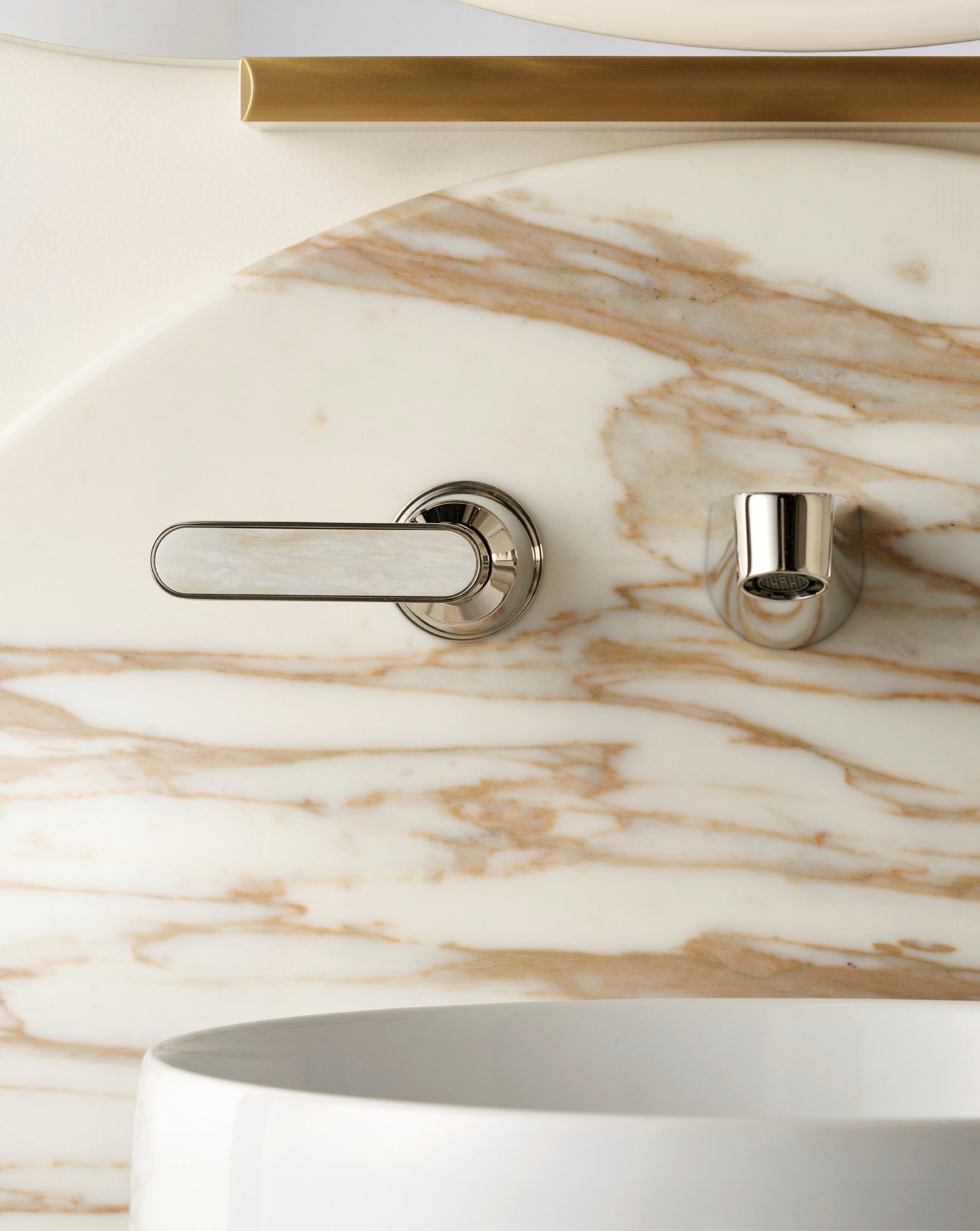 Настенный смеситель для раковины с 3 отверстиями Devon&Devon Twenties ARCH-00025665