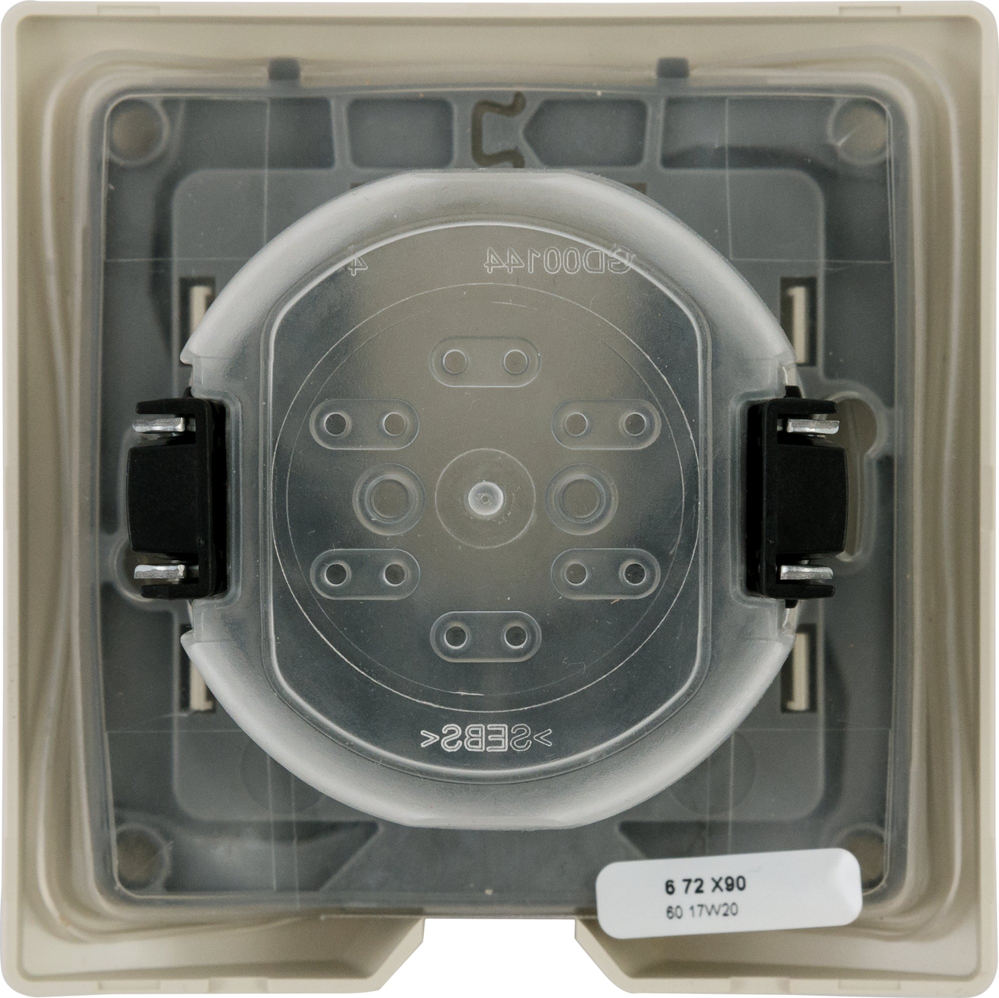 Legrand Etika - вывод кабеля с фиксатором для многопостовых рамок 82496486 STLM-0028697 - Вид №2