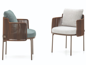 Ткань мягкий открытый стул с подлокотниками