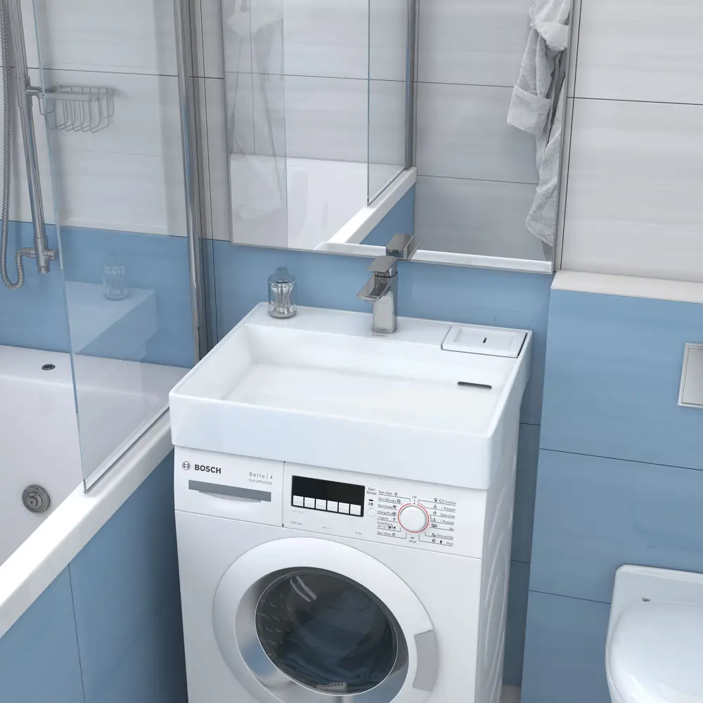 KIROVIT Шарм - компактная раковина над стиральной машиной 82574630 STLM-0030345 - Вид №3