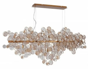 Подвесной светильник Crystal Lux Deseo SP15 L1400 Gold CRYSTAL LUX ДИЗАЙНЕРСКИЕ, DESEO 102835 Золотой