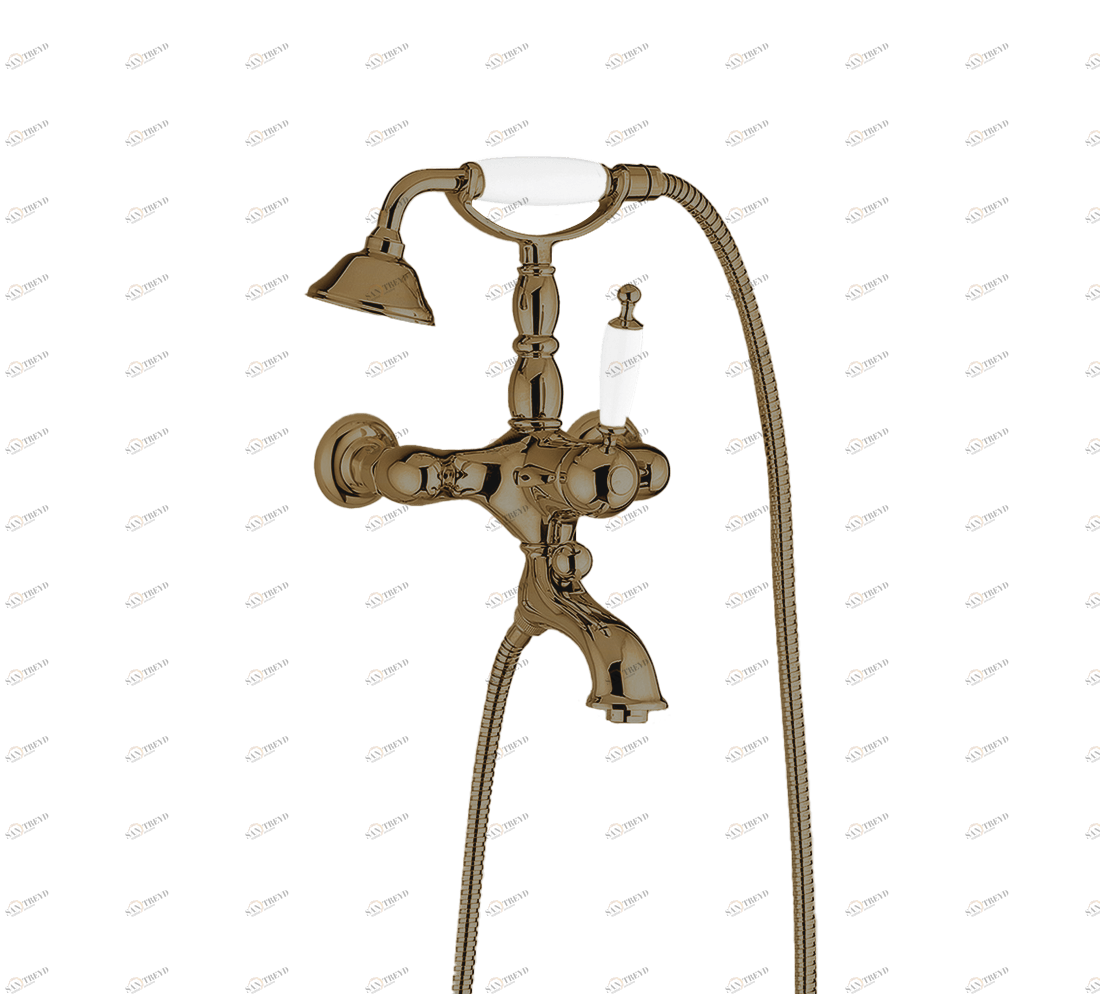 Gentry Home Смеситель для раковины, однорычажный, с автоматическим сливом 1 1/4 Thames Бронза GH102537 