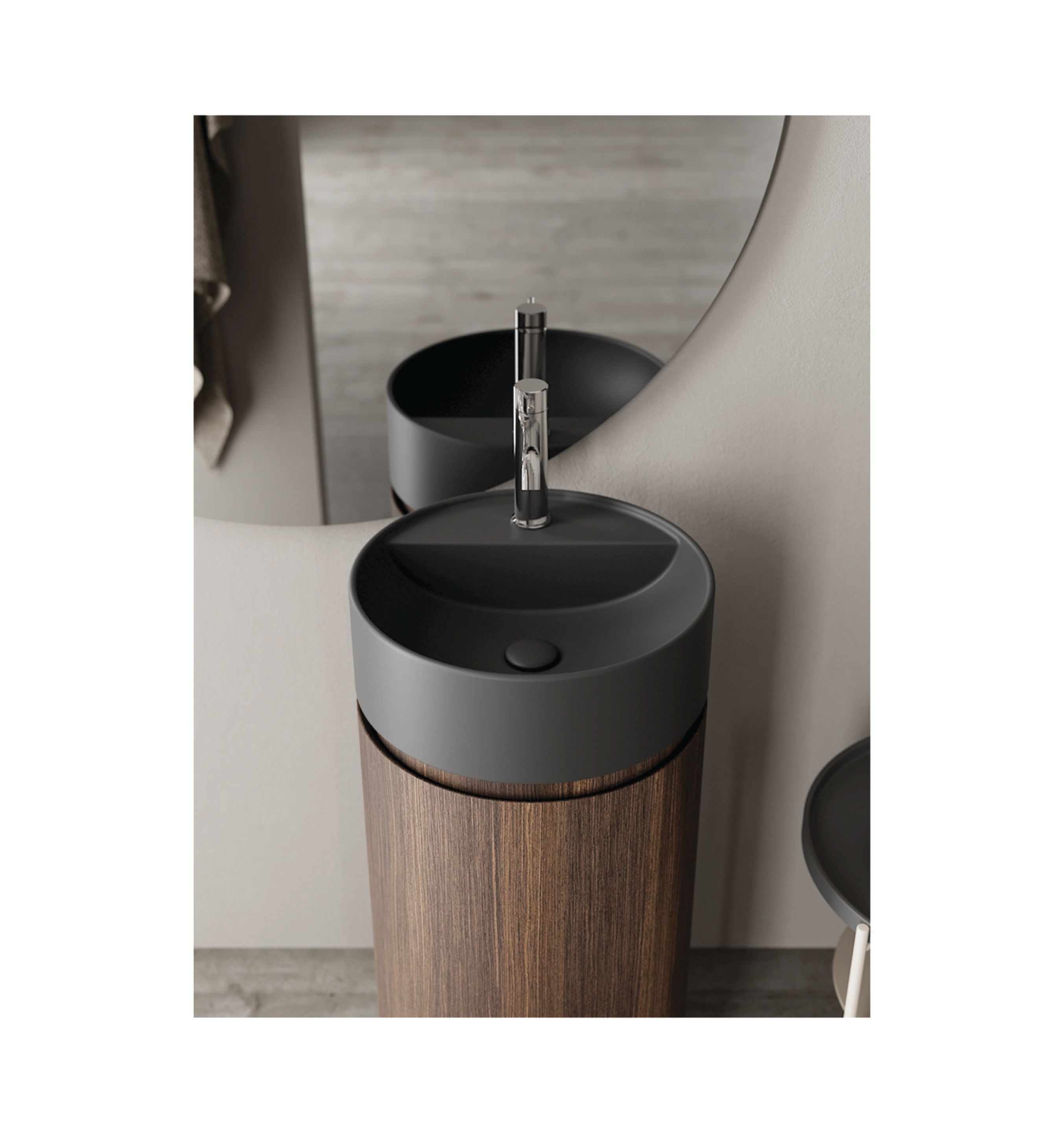 Напольный шкаф для раковины MDF со встроенной раковиной Nic ARCH-00150519 - Вид №6