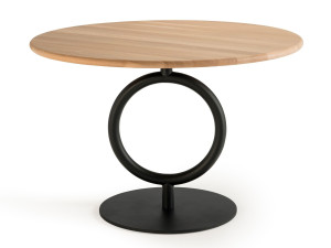 Круглый стол из стали и МДФ