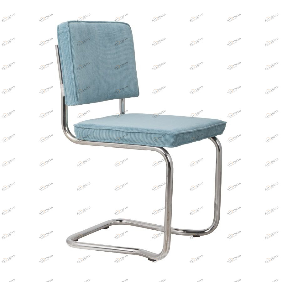 Стул Ridge Kink Rib синий Zuiver 1100061