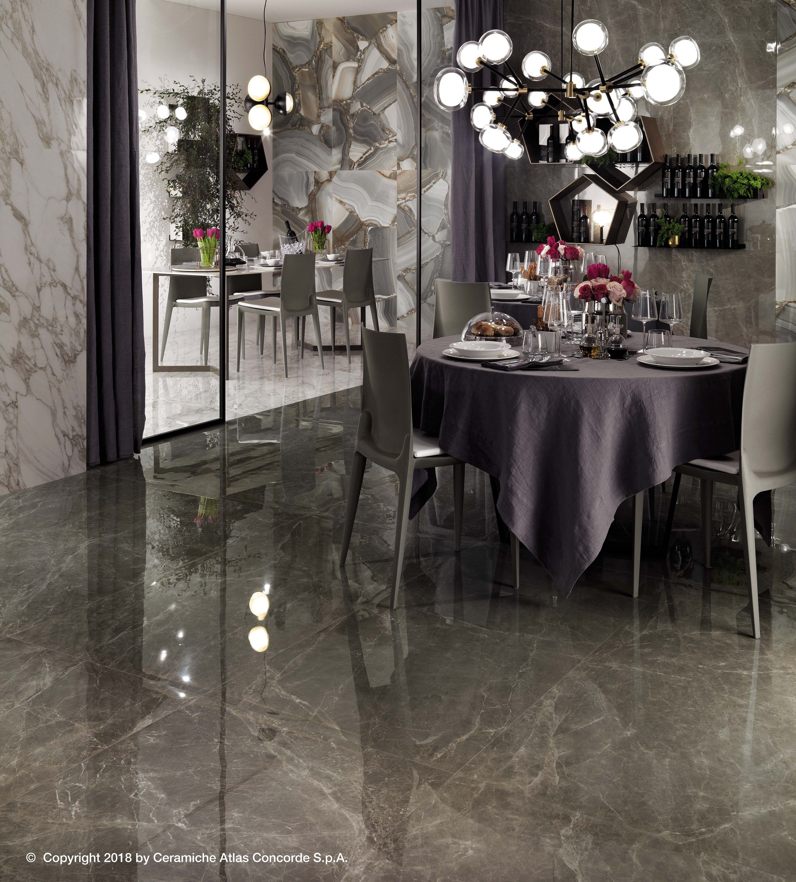 Пол из керамогранита с мраморным эффектом Atlas Concorde Marvel Edge ARCH-00074519 - Вид №21