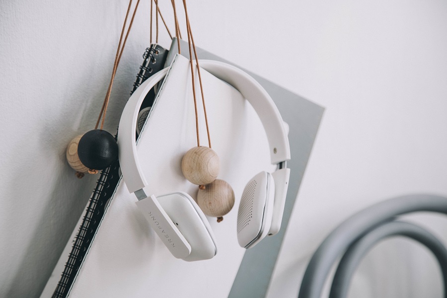 Наушники беспроводные aHEAD, белые KREAFUNK KFSS13 - Вид №3